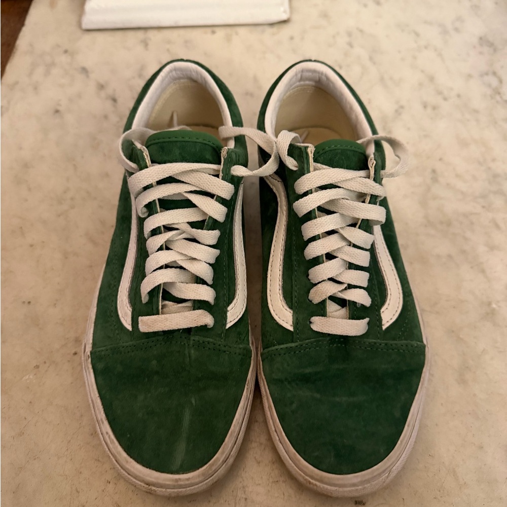 Vans Green Suede Women’s Shoes - Picture 3 of 5